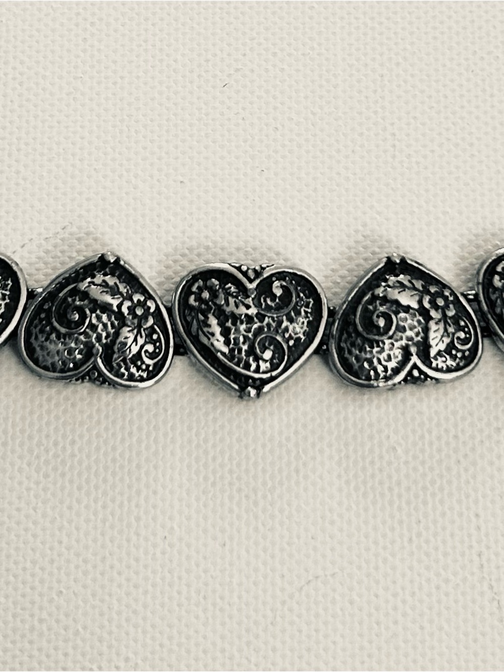Brighton Silver Heart Link Bracelet - Picture 3 of 8